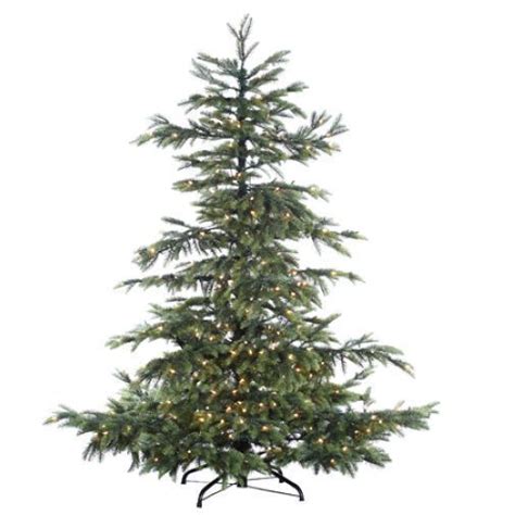 6hx62w Layered Noble Fir Lighted Artificial Christmas Tree Wstand