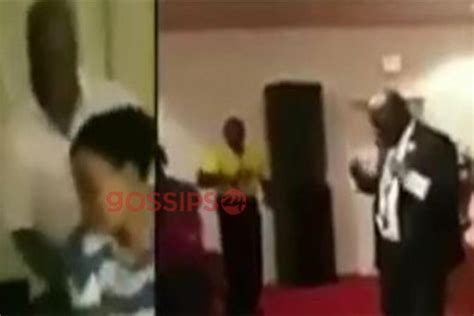 Pastor Caught On Camera Heavily Enjoying Church Member From Behind Video Welcome To