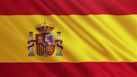 Flag of spain describes about several regimes, republic, monarchy, fascist corporate state, and communist people with country information, codes, time zones, design, and symbolic meaning. Spain Flag is Waving 3d Stock Footage Video (100% Royalty ...