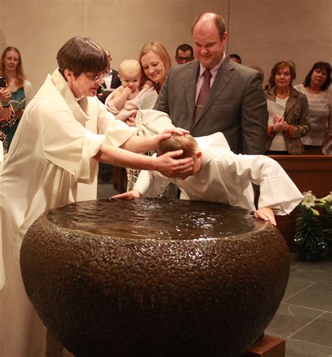 Baptism Christ The King Evangelical Lutheran Church Houston Texas