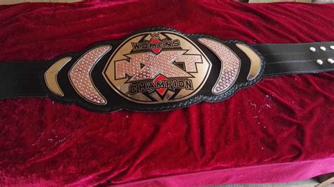 Wwe Nxt Womens Championship Real Leather Title Belt Adults Size Thick