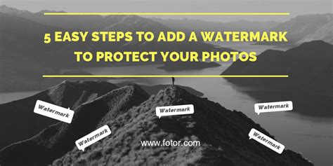 5 Easy Steps To Add A Watermark To Protect Your Photos Fotors Blog