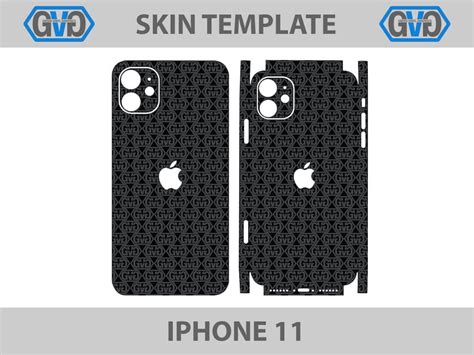 Iphone 11 Skin Template File Template For Cutting Or Design Etsy