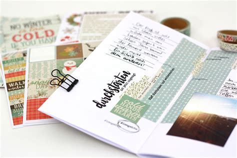Danipeussde Blog Memory Notebook Kit Januar Doppelseite