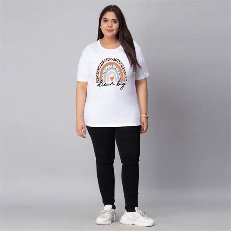 Dream Big Rainbow Plus Size Women T Shirt Toodlegram
