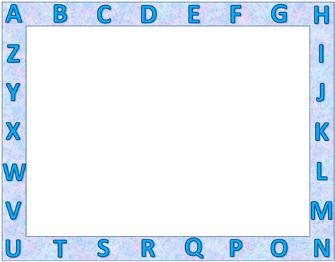 Alphabet Border Clipart Free Printable Images For Decorative Projects