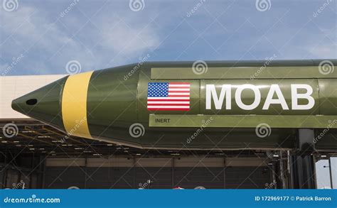Mother Of All Bombs At Tinker Air Force Base Editorial Photography Image Of Bomb Hercules