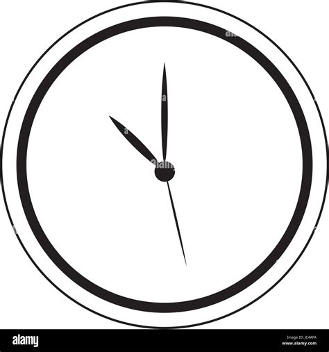 Classic Round Wall Clock With Arrows Stock Vector Image And Art Alamy
