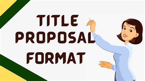 Title Proposal Format Youtube