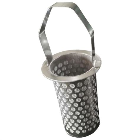 Stainless Steel Perforated Basket Filter Buy Stainless Steel