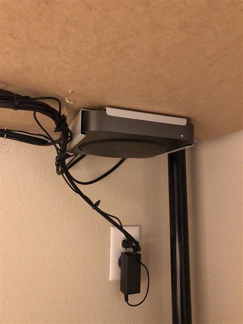 Ok To Have Mac Mini Hanging Underside Desk Like This Most Photos Of