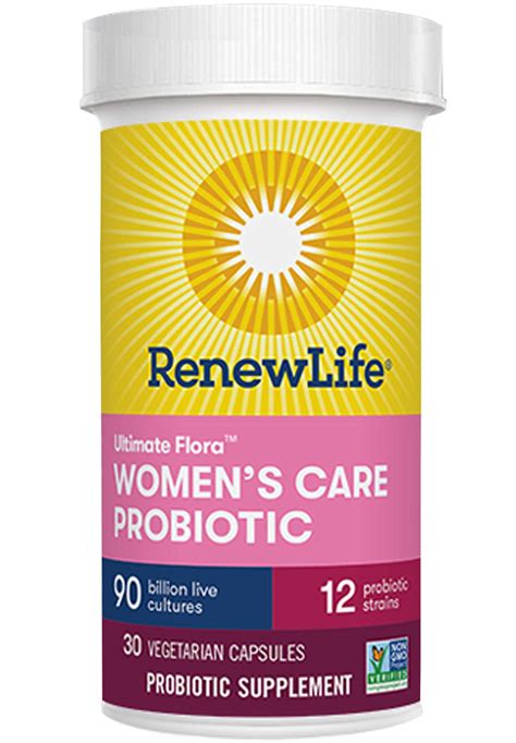 Renew Life Ultimate Flora Womens Care Probiotic 90 Billion