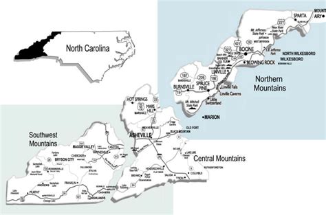 Map Of The North Carolina Mountains Get Latest Map Update