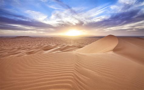 Desert Horizon Landscape Desert Sunrise Desert Sunset