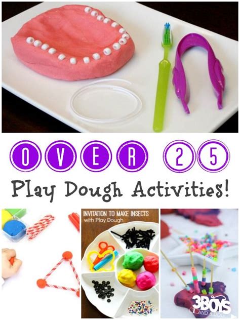 Over 25 Play Dough Activities For Kids 3 Boys And A Dog Playdough