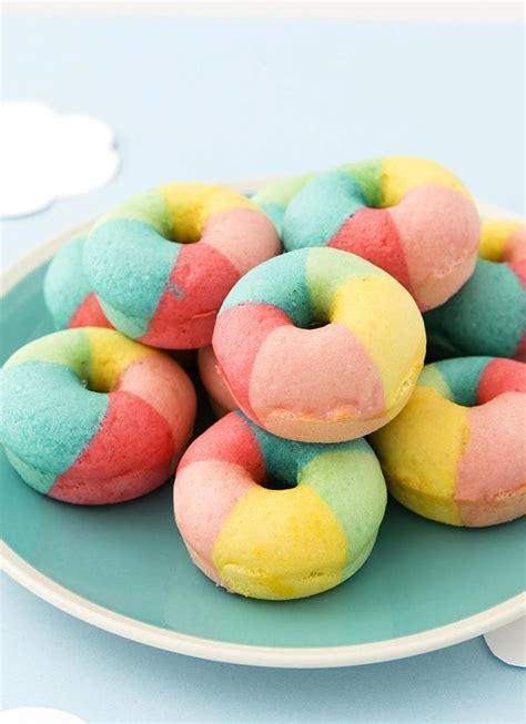These Mini Rainbow Donuts Are The Cutest Things Youll Ever Make Brit