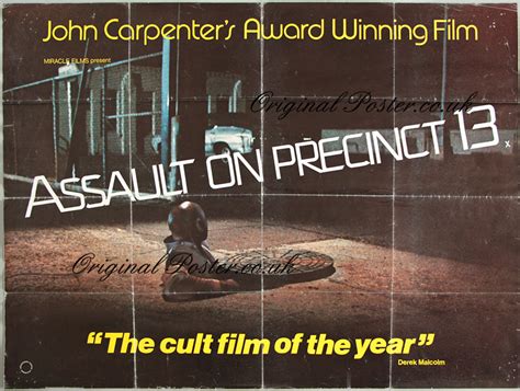 Assault On Precinct Original Vintage Film Poster Original Poster