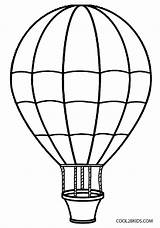 Balloon Air Coloring Printable Cool2bkids sketch template