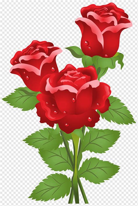 Gambar Bunga Mawar Pink Kartun