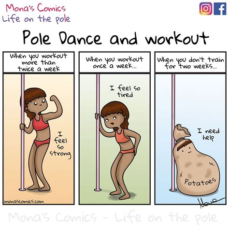 Pole Dancing Comic Of The Day Pole Dance And Workout Take A Look At