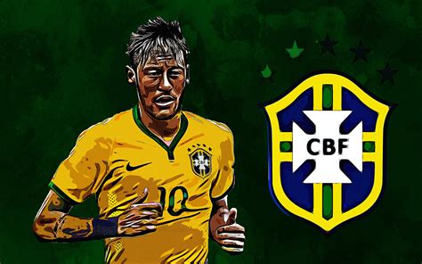 Neymar 068 Reprezentacja Brazylii Tapety Na Pulpit