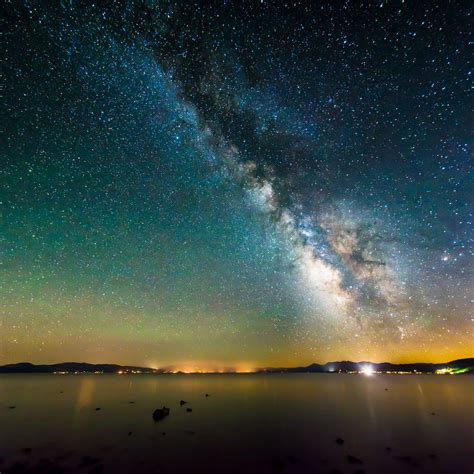Milky Way Over Lake Tahoe Imgur Awsome Pictures Cool Photos Lake