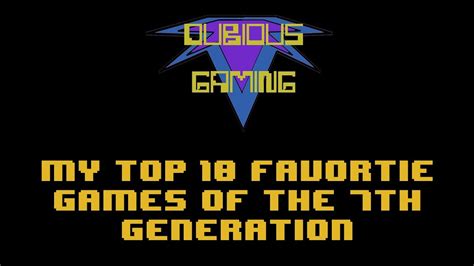 Top 10 Games Of The 7th Generation Xb360 Pc Dubious Gaming Youtube