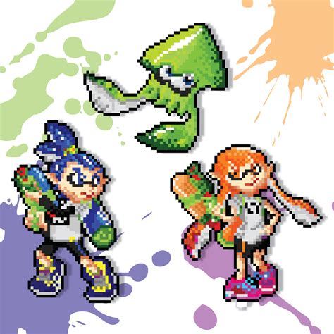 Made some Squid Kid pixel art today. Hope you enjoy! : splatoon