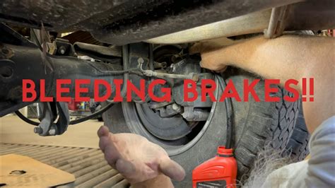 Easy Way To Bleed Brakes 06 Ford F 350 Youtube