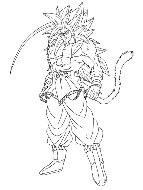 Image Goku Super Saiyan 5 Lineart By Frost Z D9sw6yppng Ultimate