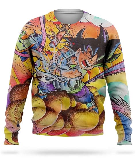 Pull Dragon Ball Z Goku Petit Kamehameha Sangoku Univers