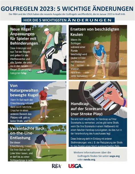 Golfregeln Die Änderungen 2023 Easy Golfschule Schlei