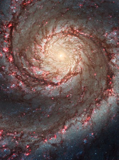 Closeup Of The Whirlpool Galaxy Messier 51 A Photo On Flickriver