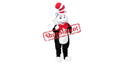 Cat In The Hat Mascot Costume