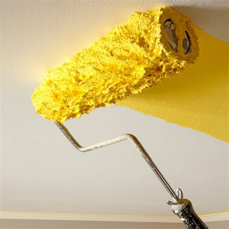 Most ceiling texture is created by applying thinned joint compound to the ceiling and then spraying it on with a commercial texture sprayer. The Expert's Guide to Ceiling Painting | The Family Handyman