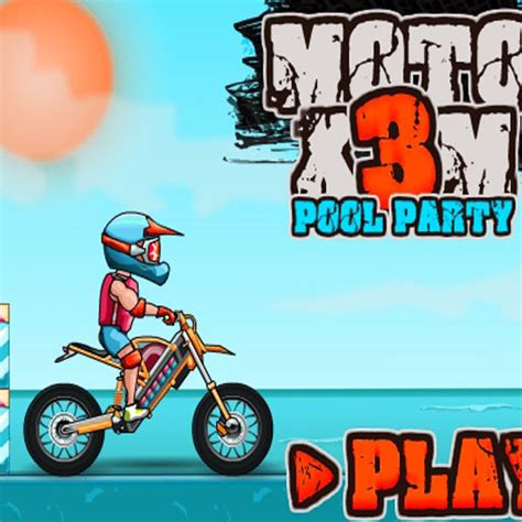 Moto X3m Pool Party Game Play Moto X3m Pool Party Game Online Games Geakgames