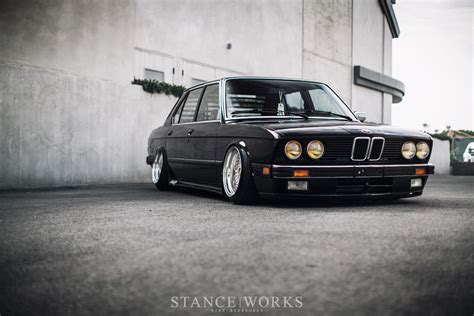 Stanceworks Revisits Riley Stairs Bmw E28 540i