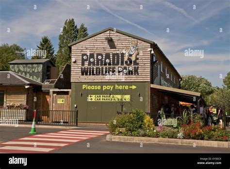 The Entrance At Paradise Wildlife Park Stock Photo Alamy