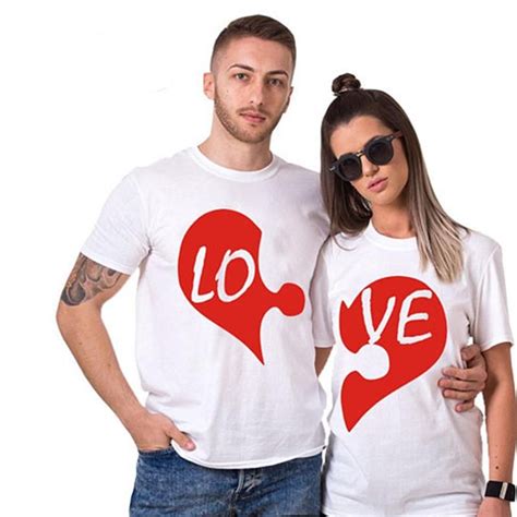 Poleras estampadas para parejas envíanos tu idea nosotros la estam Camisa de parejas que