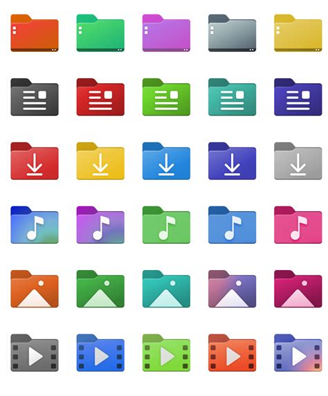 Coloured User Folders Icons For Win11 By Giuscond On Deviantart