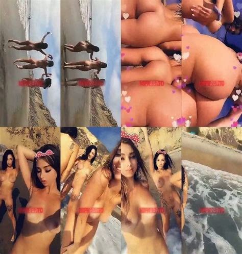 Molly Bennett Naked Trio Girls On Public Beach Snapchat Premium Nsfw To