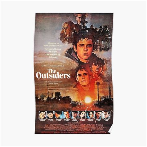 The Outsiders 1983 Poster Classic Poster For Sale By Kyleryinlinda Redbubble