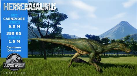 Herrerasaurus Jurassic World Evolution Youtube
