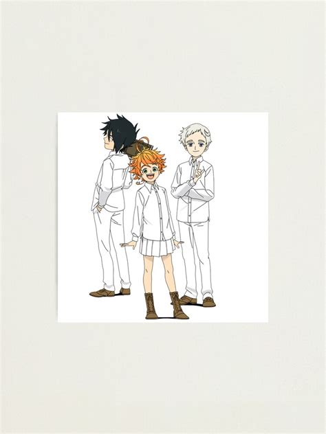 The Promised Neverland The Trio Ray Emma Norman Tpn Photographic