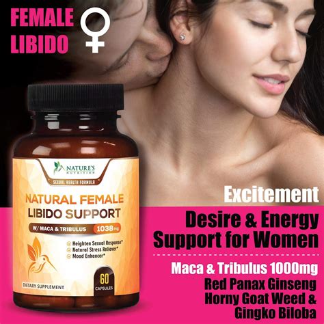 female libido supplement pills w maca and tribulus 1000mg excitement