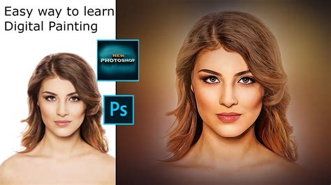New Photoshop Digital Portrait Painting Photoshop Tutorials For