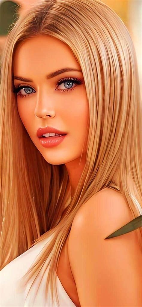 Beautiful Blonde Hair Beauty Women Hair Beauty Beautiful Women
