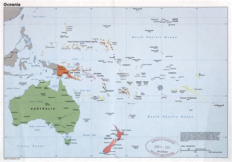 Oceania Major Cities Map Decisoes Extremas