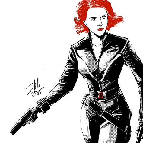 Black Widow Drawing Sketches Sketches Black