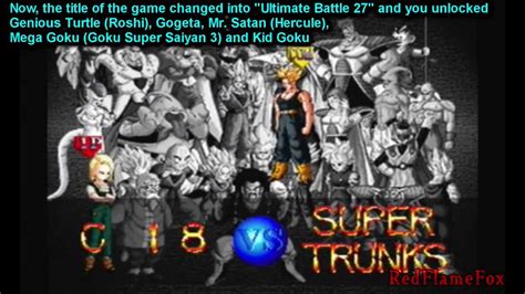 Karakot hopes earn a similar reaction. Turn DBZ Ultimate Battle 22 into DBZ Ultimate Battle 27 ...